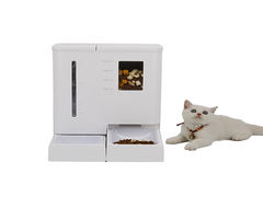 View Auto Pet Feeder,Large Capacity, Dual Power Supply Smart Feeder for US EU Market Demo