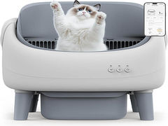 Wholesale Smart Self-Cleaning Cat Litter Box, App Control，Pet Safe, OEM ODM Available Demo