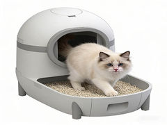 Smart Automatic Cat Litter Box, Quiet, Large Capacity, BPA-Free, Factory Direct Bulk Orders Demo