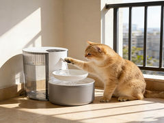 Bulk Automatic Cat Water Fountain, Silent Pump, Triple Filter, Leakproof, Easy Clean Wholesale